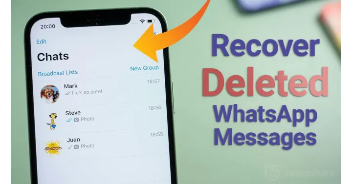 How to Recover Deleted Whatsapp Messages Without Backup on iPhone?